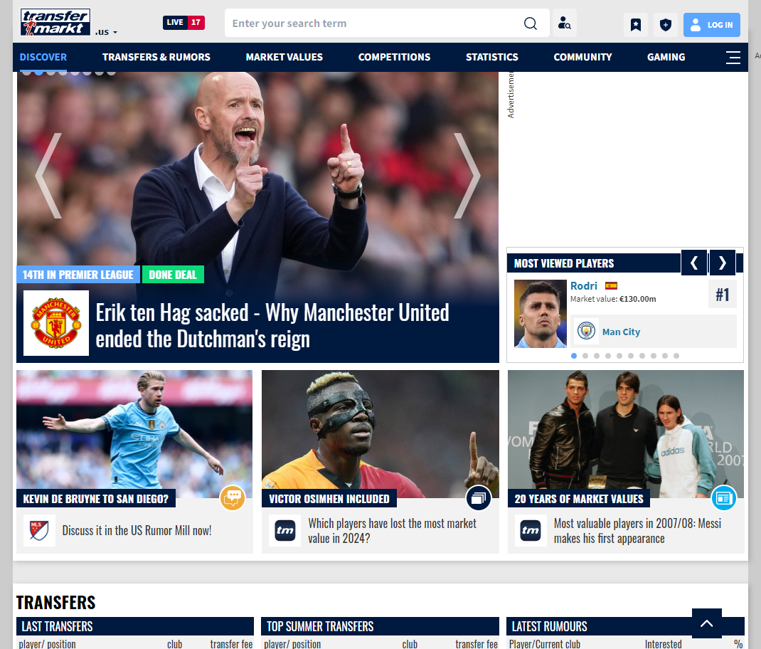 Transfermarkt Testing Automation